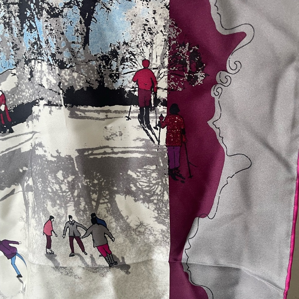 Talbots Multicolor Equestrian Scarf - image 4